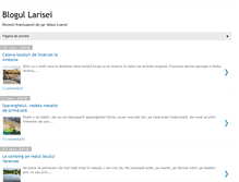 Tablet Screenshot of blogul-larisei.com
